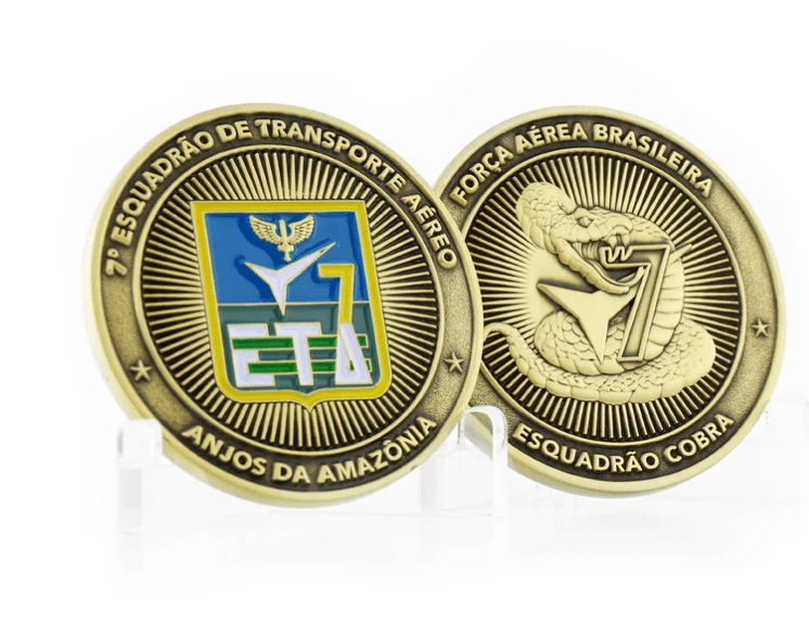 Moeda / Medalha 7º Esquadrão  Sediado na Base Aérea de Manaus