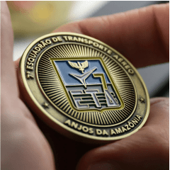 Moeda / Medalha 7º Esquadrão  Sediado na Base Aérea de Manaus