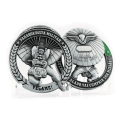 Moeda / medalha paraquedista militar 
